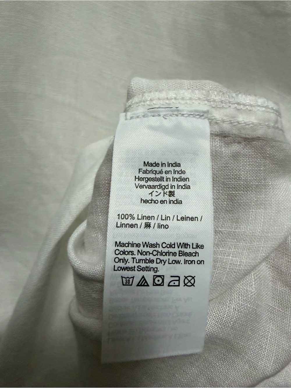 Baird McNutt Irish Linen for J Crew Capitaine Shirt Women’s Size Medium - Picture 4 of 6